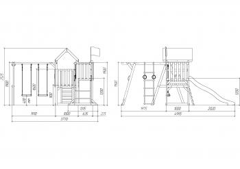 Детская площадка Савушка TooSun (Тусун) 4 Plus