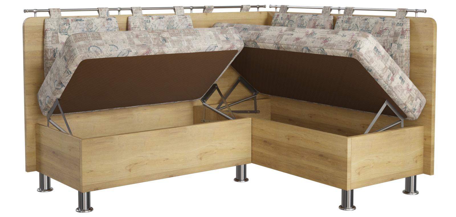 Кухонный диван скамья с ящиком