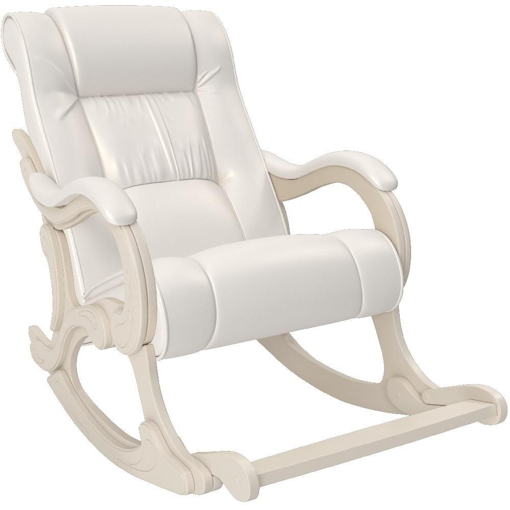 Неаполь модель 3 кресло качалка венге эмаль ткань бежевая malta 03 а