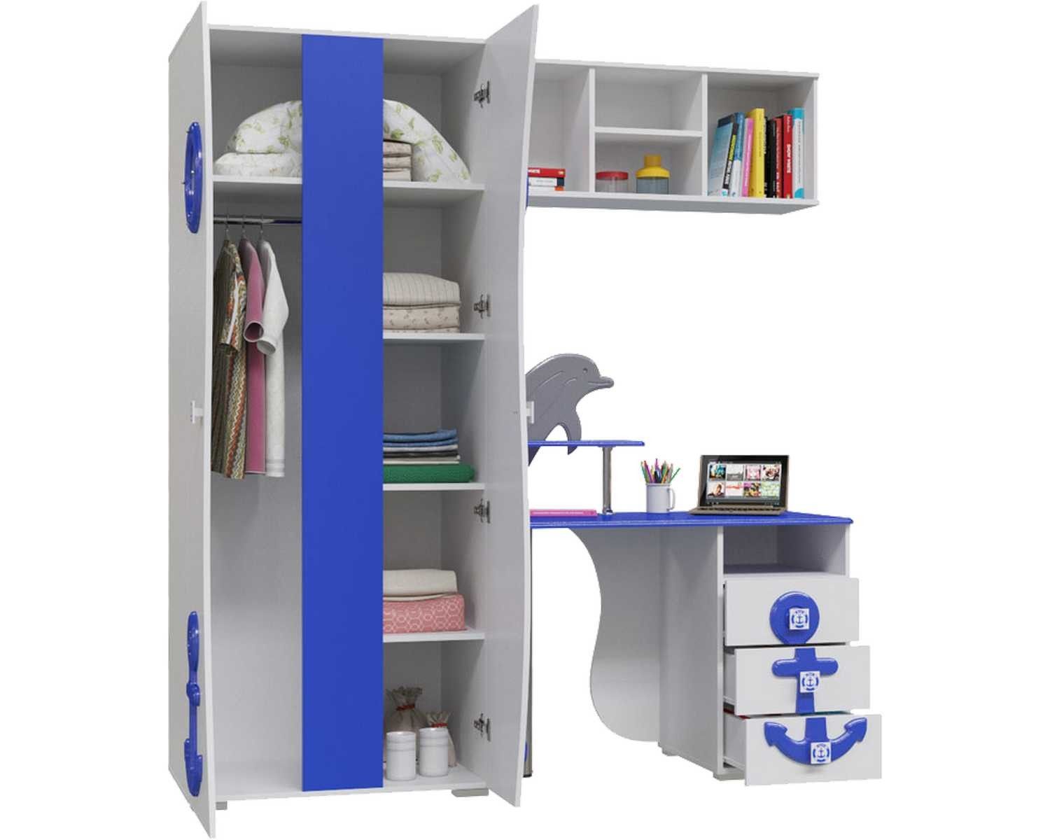 Стол письменный+Полка+Шкаф Мэри Парус П-2+П-3+П-1 недорого купить в ...