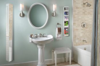 Поворотный зеркальный шкаф Shelf Hop