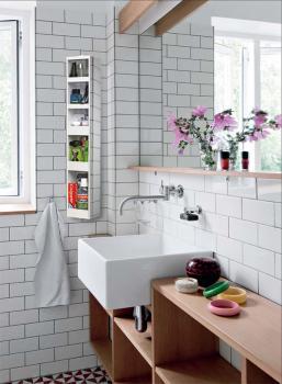 Поворотный зеркальный шкаф Shelf Hop