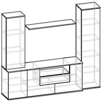 Стенка Мебелайн «Мебелайн – 7»