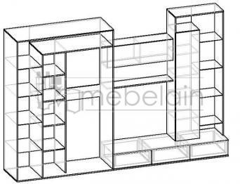 Стенка Мебелайн Мебелайн-16