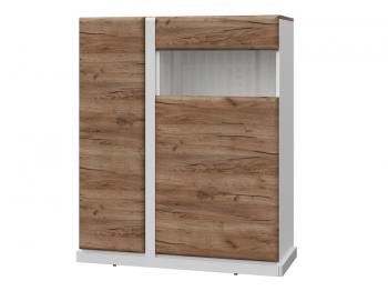 Белый шелк/Дуб табачный крафт