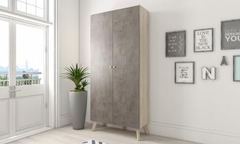 Дуб сонома светлый 3025/Бетон Чикаго темно серый F187-ST9