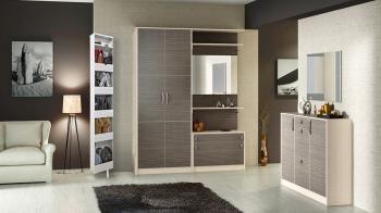 Поворотный зеркальный шкаф Shelf Lupo