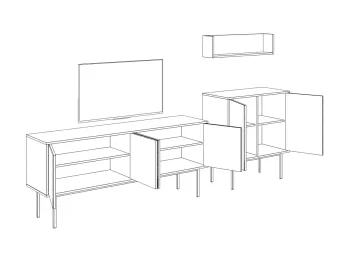 Композиция ОГОГО Boho 4 (стеклянный фасад)