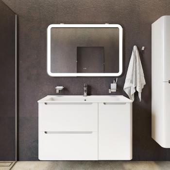 Тумба с умывальником подвесная IDDIS Edifice 100 см