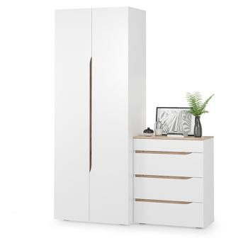 Белый/Дуб Эндгрейн Элегантный