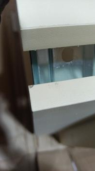 Стол обеденный Симпл Дуб молочный Маслины / опора круглая серебристый металлик (У)