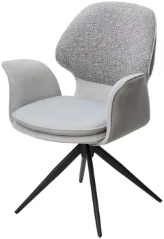 серый MILAN-450, ткань/ MOHAIR-151, ткань/ Черный