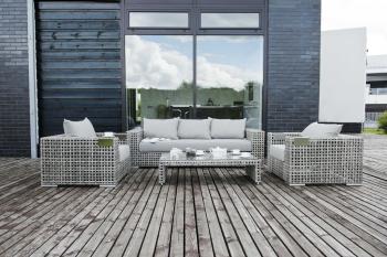 Лаунж-зона плетеная из искусственного ротанга 4sis