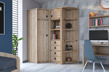 Шкаф-Пенал Империал Валенсия 1д4ящ