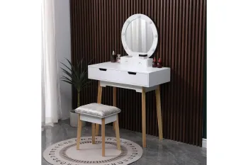 Туалетный столик с пуфом Vinotti DT-015