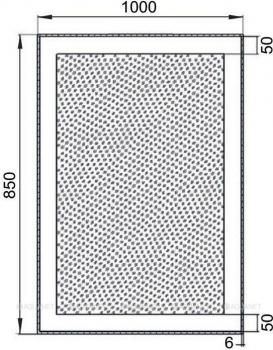 Зеркало AQUANET Алассио 10085 LED