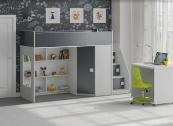 Белый/графит