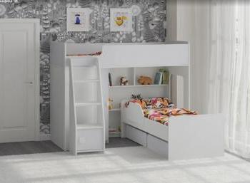 Белый/алюминий