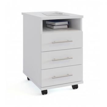 Тумба на колесах с тремя ящиками Сокол КТ-12
