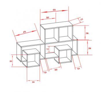 Полка книжная Сокол ПК-10