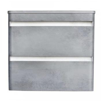 Тумба подвесная Style Line Атлантика 80 + Умывальник на столешницу CREA 50 SQUARE с 1 отв.