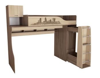 Ясень шимо темный/Дуб сонома