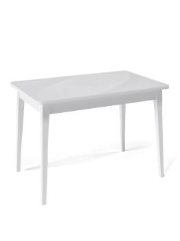 Белый/стекло белое глянец