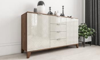 Стеллаж Kitai с двумя ящиками и закрытым отделением ST9330