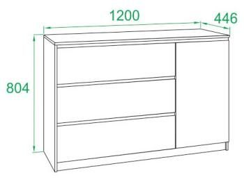 Комод Сокол Т-3Р