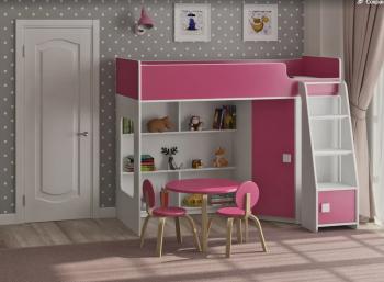 Белый/розовый