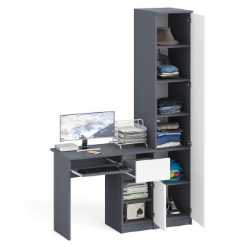 Стол компьютерный СВК Мори МС-1 правый + Пенал МШ400.1