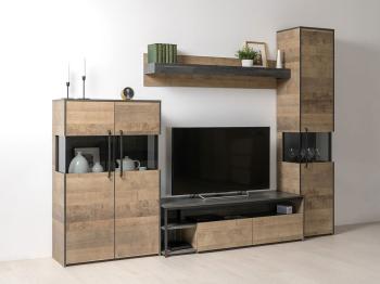 Шкаф-пенал с витриной Mobi Трувор 13.205