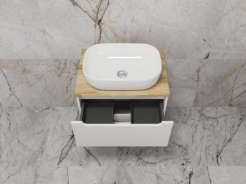 Тумба подвесная Style Line Бали 70 2 ящика со столешницей