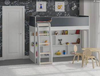 Белый/графит