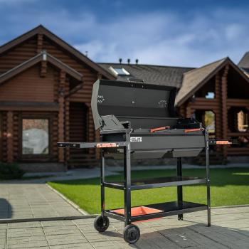 Мангал с крышкой Helios Smart-800 Люкс HS-GS-M804-L