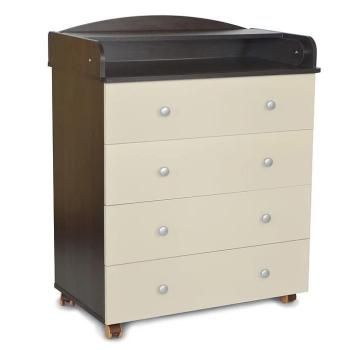 Комод СКВ со съёмным пеленальным столиком 4 ящика, Арт. 700068-9
