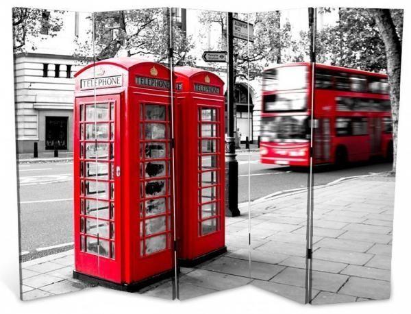 Ширма RB 1608-4 Телефонная будка 4 панели