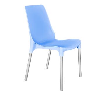 голубой/хром лак