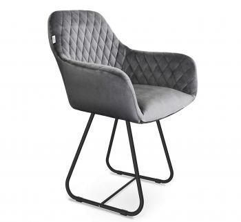 угольно-серый/чёрный муар