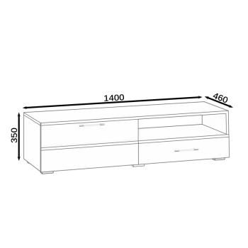 Тумба под ТВ СВК Ларго 1,4