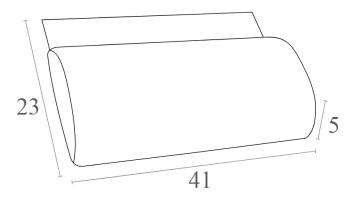 Подушка-подголовник для шезлонга Siesta Slim