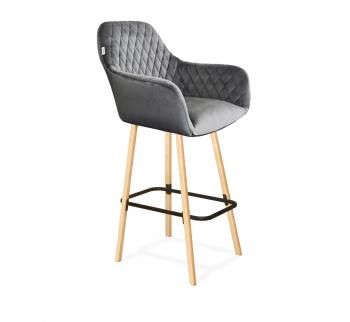 угольно-серый/прозрачный лак/черный муар