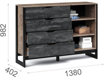 Комод Империал Стокгольм 1д4ящ