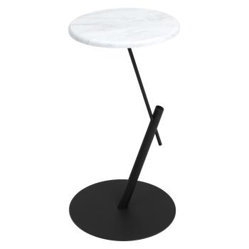 Белый мрамор/черный