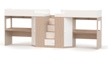 дуб сонома/белая