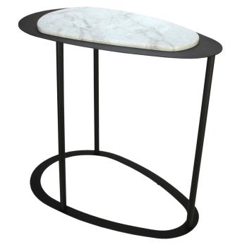 Белый мрамор/черный