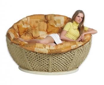 Кресло Ledamebel Фантазия сизалевое