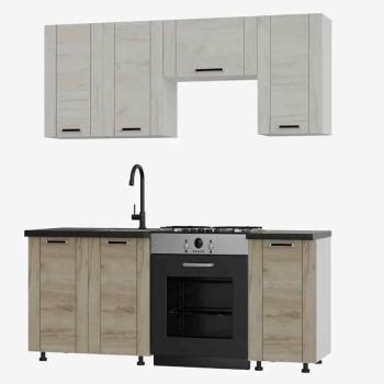 Дуб крафт серый/дуб крафт белый