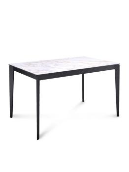 Черный/керамика мрамор белый глянец