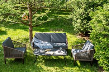 Лаундж-зона 4-местная из роупа Канны со столом 4sis Верона